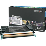Lexmark Printers: High Yield Black Return Program Toner Cartridge Lexmark C736, X736, X738 (Yld 12k)