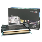 Lexmark Printers: Black Return Program Toner Cartridge Lexmark C734, C736, X734, X736, X738 (Yld 6k)