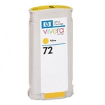 HP Printers: HP 72 Yellow Inkjet Cartridge HP DesignJet T1100 / T610 ((Yld 130ml))