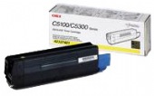 Okidata Printers: C5100/C5300 Yellow Toner, Type C6 (Yld 5k) 