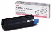 Okidata Printers: C5100/C5300 Magenta Toner, Type C6 (Yld 5k) 