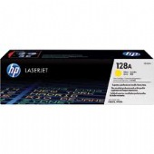 HP Printers: HP 128A Yellow LaserJet Print Cartridge HP Color LaserJet CM1415 MFP/ CP1525nw (Yld 1.3k)