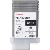 Canon Printers: (0894B001AA) Matte Black Ink Cartridge PFI-102 IPF 500/ 600/ 700m (Yld 130ml)