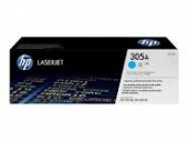 HP Printers: HP 305A Cyan Toner HP Color LaserJet M375 MFP/ M451/ M475 MFP Series (Yld 2.6k)